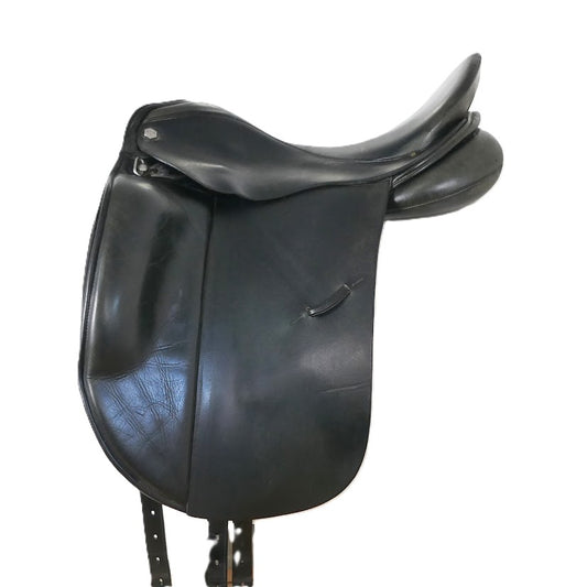 Albion Platinum Ultima SLK Dressage Saddle - 17.5" Medium-Wide (315) Black TD145