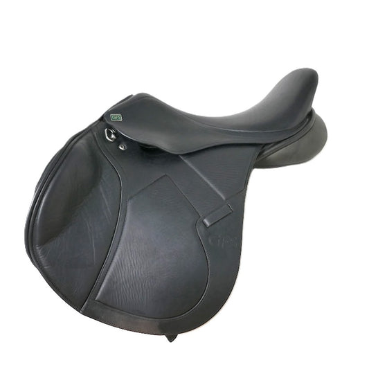 GFS Transition Jumping Saddle - 17" Adjustable Black TF189