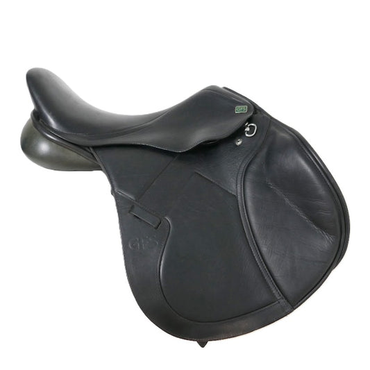 GFS Transition Jumping Saddle - 17" Adjustable Black TF189