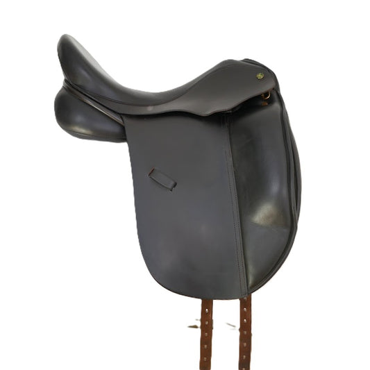 Ideal Suzannah Dressage Saddle - 17.5" Medium-Wide (P) Brown Memel Leather TD153