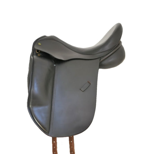 Ideal Suzannah Dressage Saddle - 17.5" Medium-Wide (P) Brown Memel Leather TD153