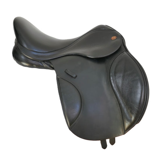 Kent & Masters Compact GP Saddle - 16.5" Adjustable Black (LGC) TA116