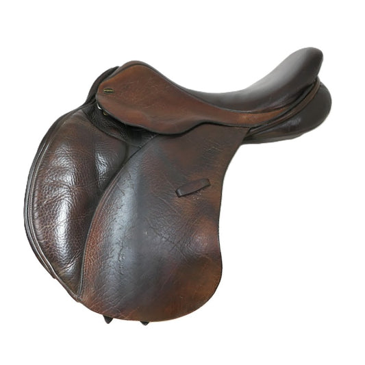 Bespoke Jumping Saddle - 17" Medium Brown TF192