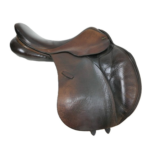 Bespoke Jumping Saddle - 17" Medium Brown TF192