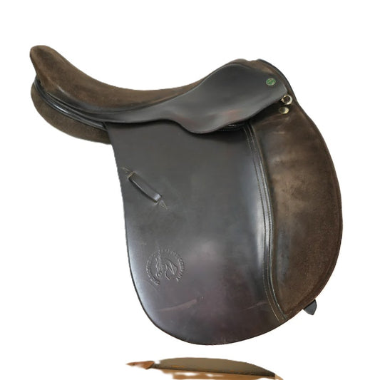 Native Pony Saddle Company Showing Saddle - 17" Medium Brown TE32