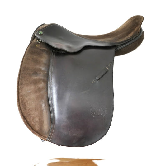 Native Pony Saddle Company Showing Saddle - 17" Medium Brown TE32