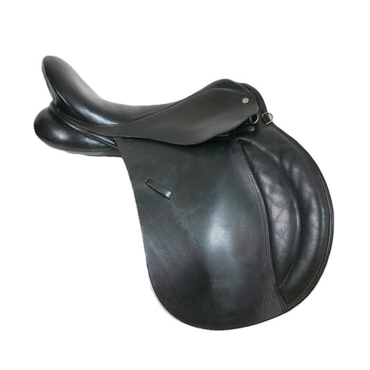 Meadow Creek Ryecroft GP Saddle - 16.5" Medium-Wide Black TA118