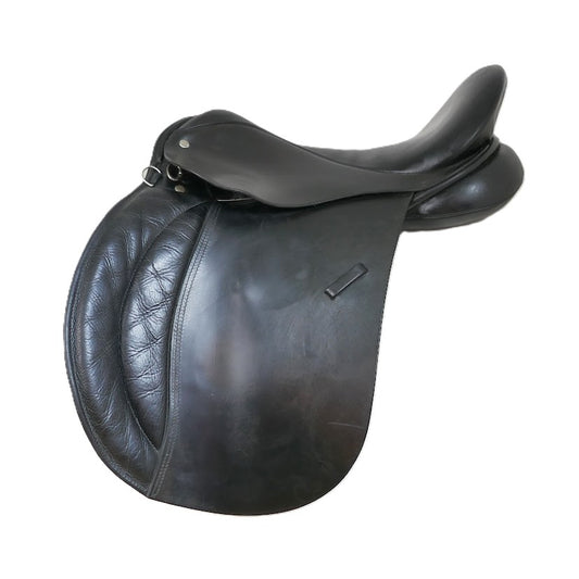 Meadow Creek Ryecroft GP Saddle - 16.5" Medium-Wide Black TA118