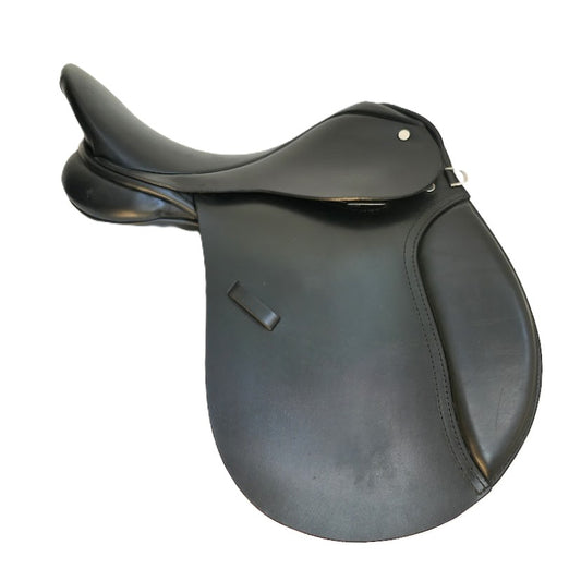 Don Burnell Pony GP Saddle - 16" Medium-Wide Black TA119