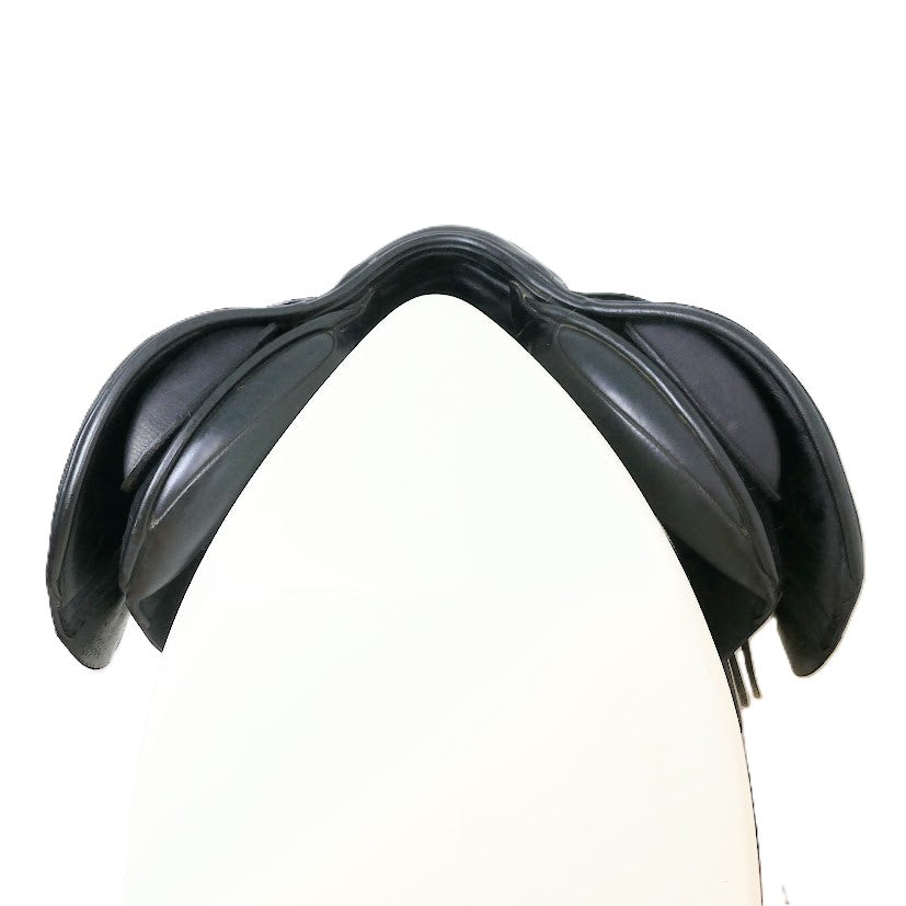 Ideal Technical & Traditional (T&T) Twinflap Jumping Saddle - 17" Adjustable Black TF195