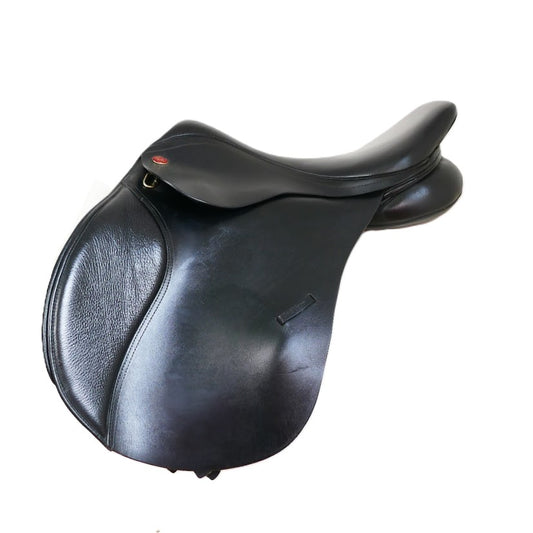 Kent & Masters Flat Back GP Saddle (MGU) - 17.5" Adjustable Black TB259