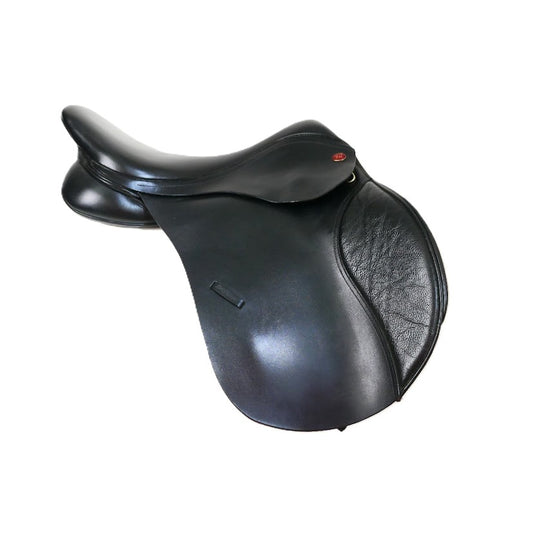 Kent & Masters Flat Back GP Saddle (MGU) - 17.5" Adjustable Black TB259
