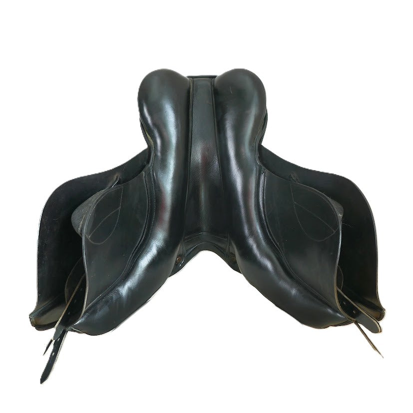 Kent & Masters Long Leg Pony Club GP Saddle - 16.5" Adjustable Black TA126