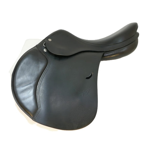 Equipe Emporio Jumping Saddle - 16.5" Medium-Wide (+1) Black TF201