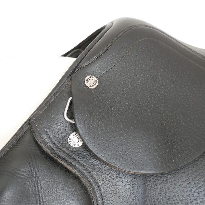 Equipe Emporio Jumping Saddle - 16.5" Medium-Wide (+1) Black TF201