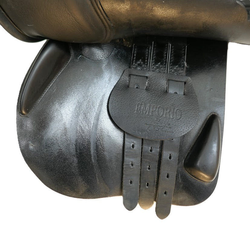 Equipe Emporio Jumping Saddle - 16.5" Medium-Wide (+1) Black TF201