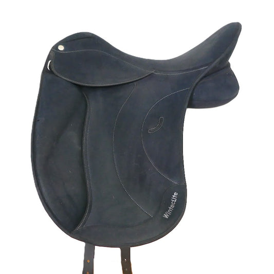 WintecLite Dressage D'Lux Saddle - 17" Adjustable Black TD156
