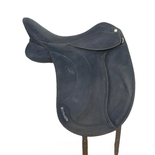 WintecLite Dressage D'Lux Saddle - 17" Adjustable Black TD156
