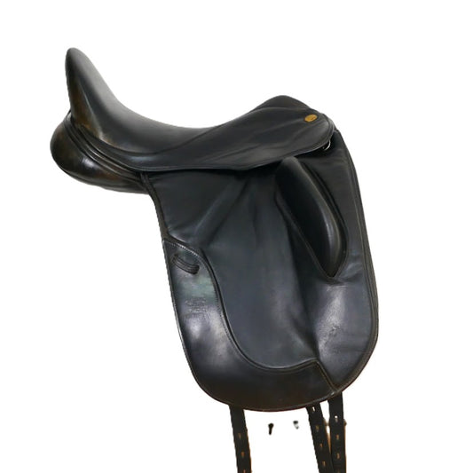 Fairfax Original Dressage Saddle - 17" Adjustable Black TD136