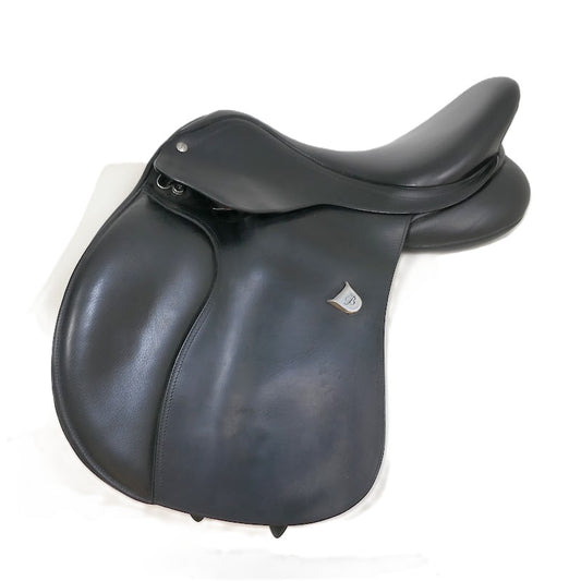 Bates Cair Caprilli SC All Purpose Saddle - 16.5" Adjustable Black TA127