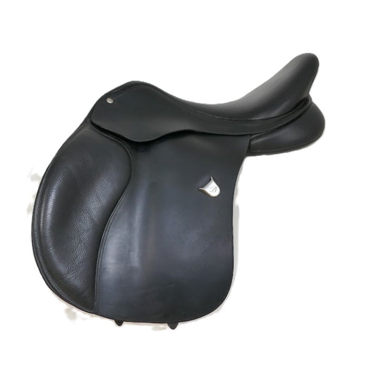 Bates Cair Caprilli SC All Purpose Saddle - 17.5" Adjustable Black TB268