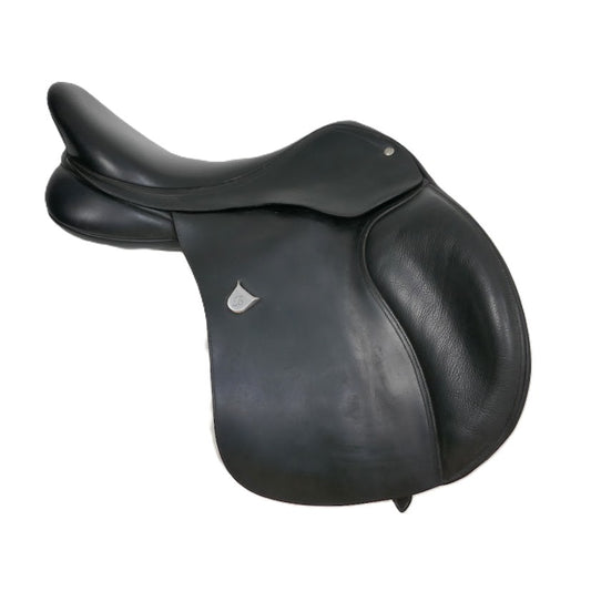 Bates Cair Caprilli SC All Purpose Saddle - 17.5" Adjustable Black TB268