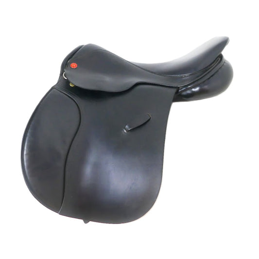 Hastilow Pony GP Saddle - 16" Medium-Wide Black TA128