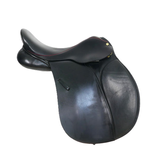 Jackie Roberts GP Saddle - 16.5" Wide Black TA129