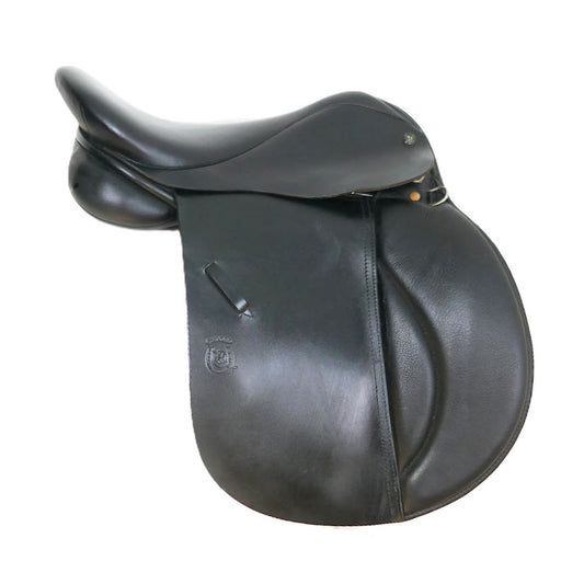 Symonds Saddlery General Purpose Saddle - 17.5" Wide Black TB270