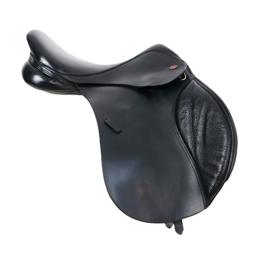 Kent & Masters Long Leg Pony Club GP Saddle - 16.5" Adjustable Black TA131
