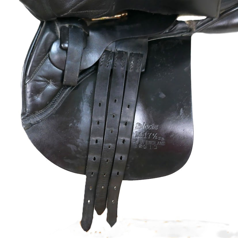 Albion Selecta Saddle - 17.5" Medium Black (Jumping Pads) TB72