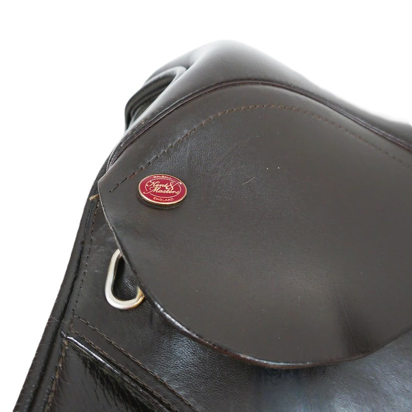 Kent & Masters Pony Club GP Saddle - 15.5" Adjustable Brown TA132