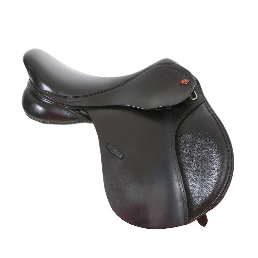 Kent & Masters Pony Club GP Saddle - 15.5" Adjustable Brown TA132