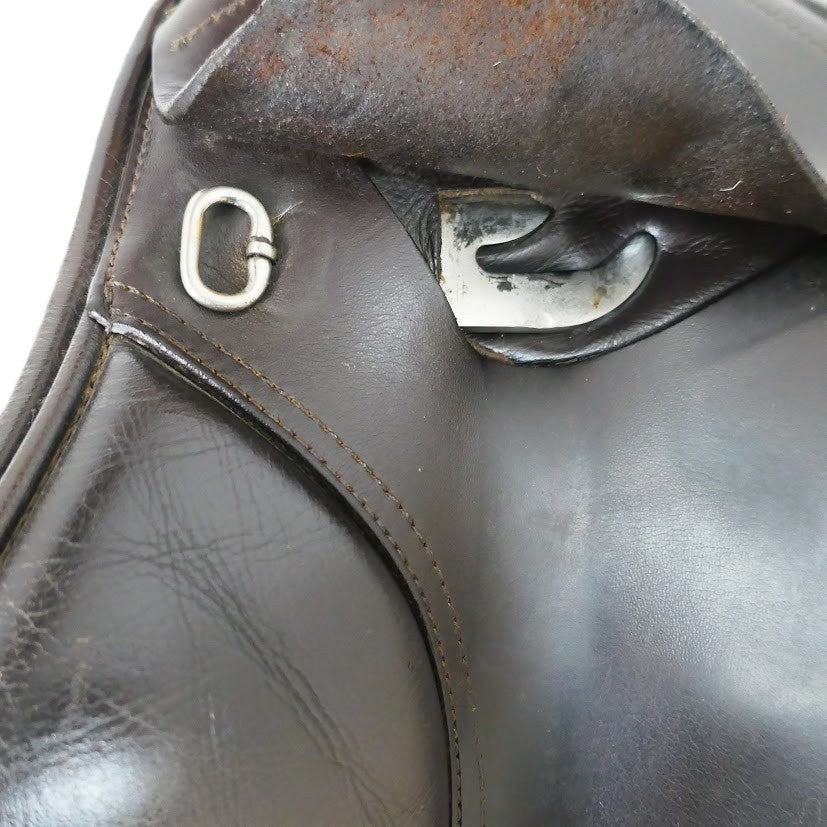 Kent & Masters Long Leg Pony Club GP Saddle - 16" Adjustable Brown TA133