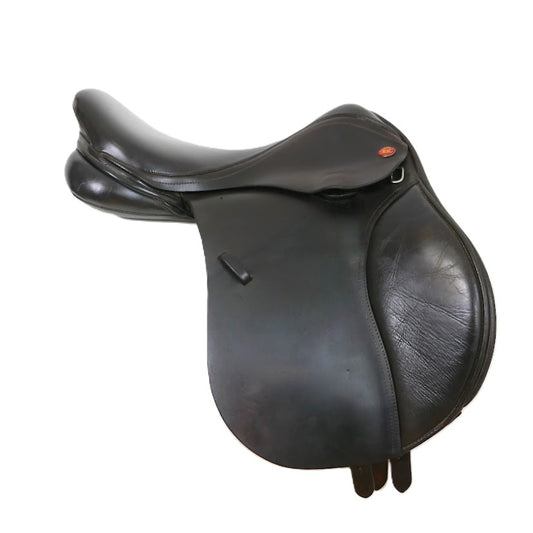 Kent & Masters Long Leg Pony Club GP Saddle - 16" Adjustable Brown TA133
