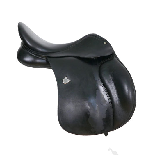Bates Cair Caprilli All Purpose Saddle - 17" Adjustable Black TB280