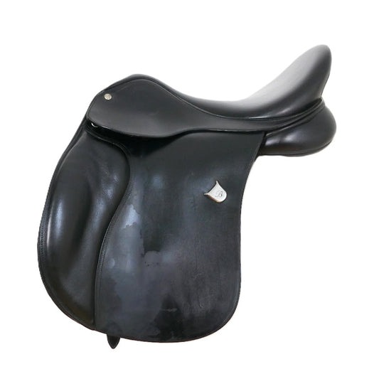 Bates Cair Caprilli All Purpose Saddle - 17" Adjustable Black TB280