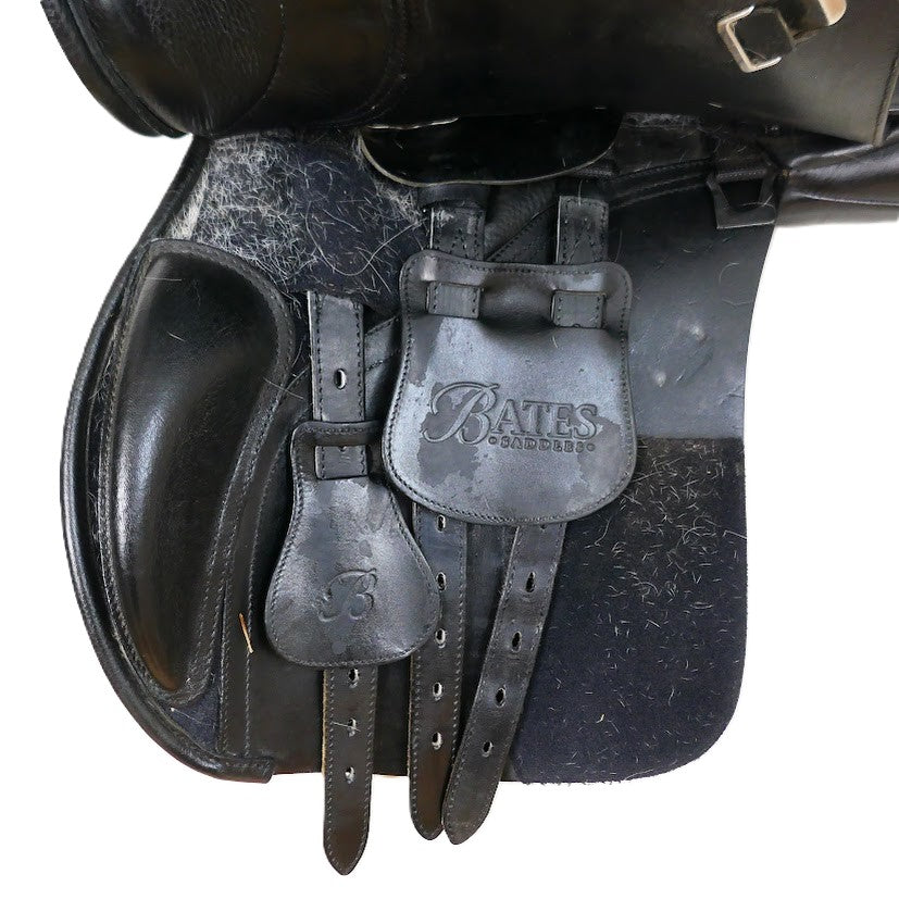 Bates Cair Caprilli All Purpose Saddle - 17" Adjustable Black TB280