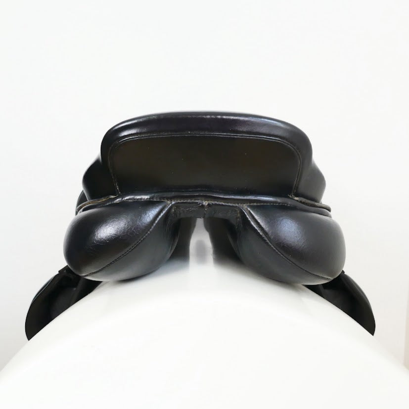 Albion MKII Ultima K2 Jumping Saddle - 17.5" Medium-Wide Black Adjusta Tree TF204