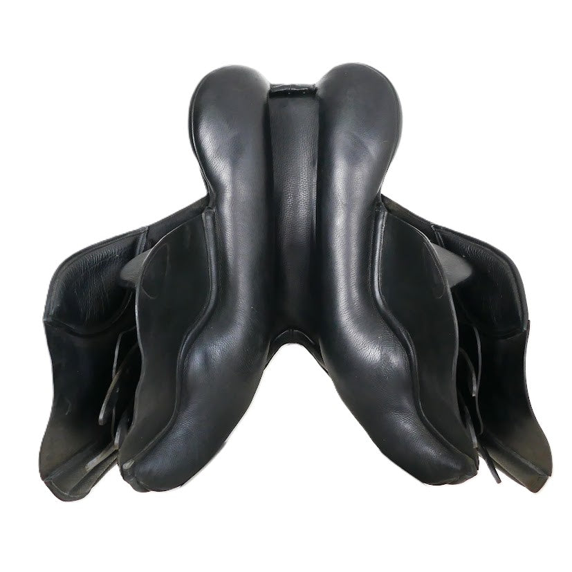 Albion MKII Ultima K2 Jumping Saddle - 17.5" Medium-Wide Black Adjusta Tree TF204