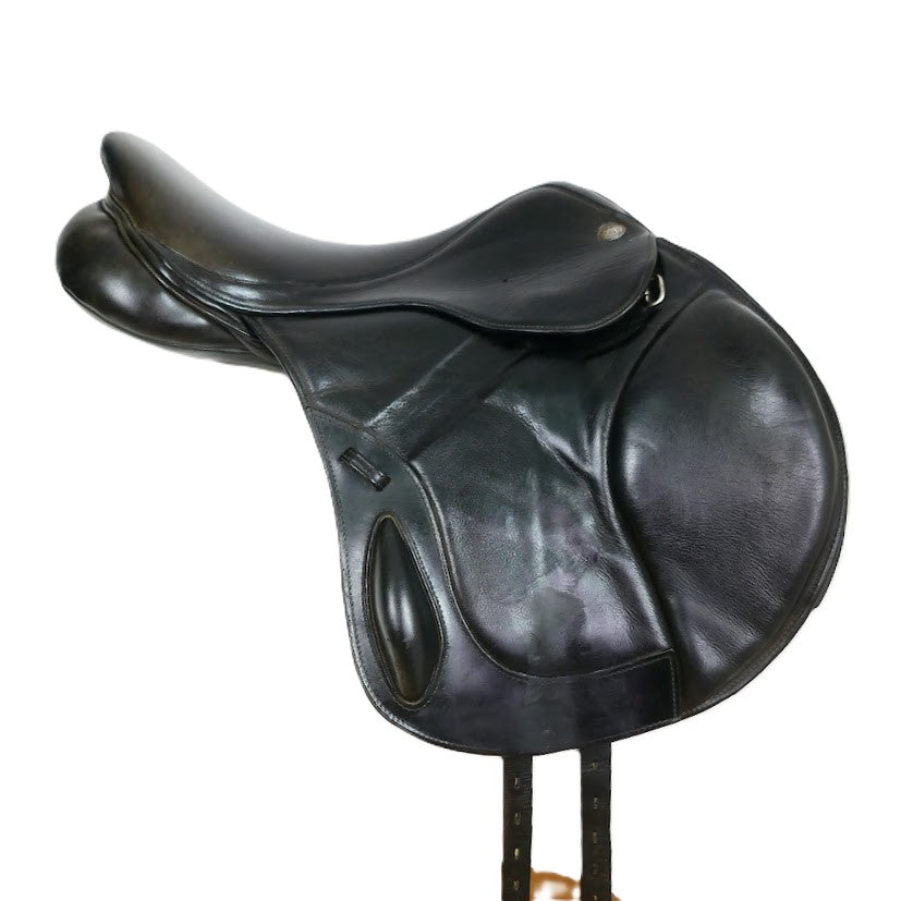 Fairfax Andrew Hoy Monoflap XC Saddle - 17.5" Adjustable Black TF205