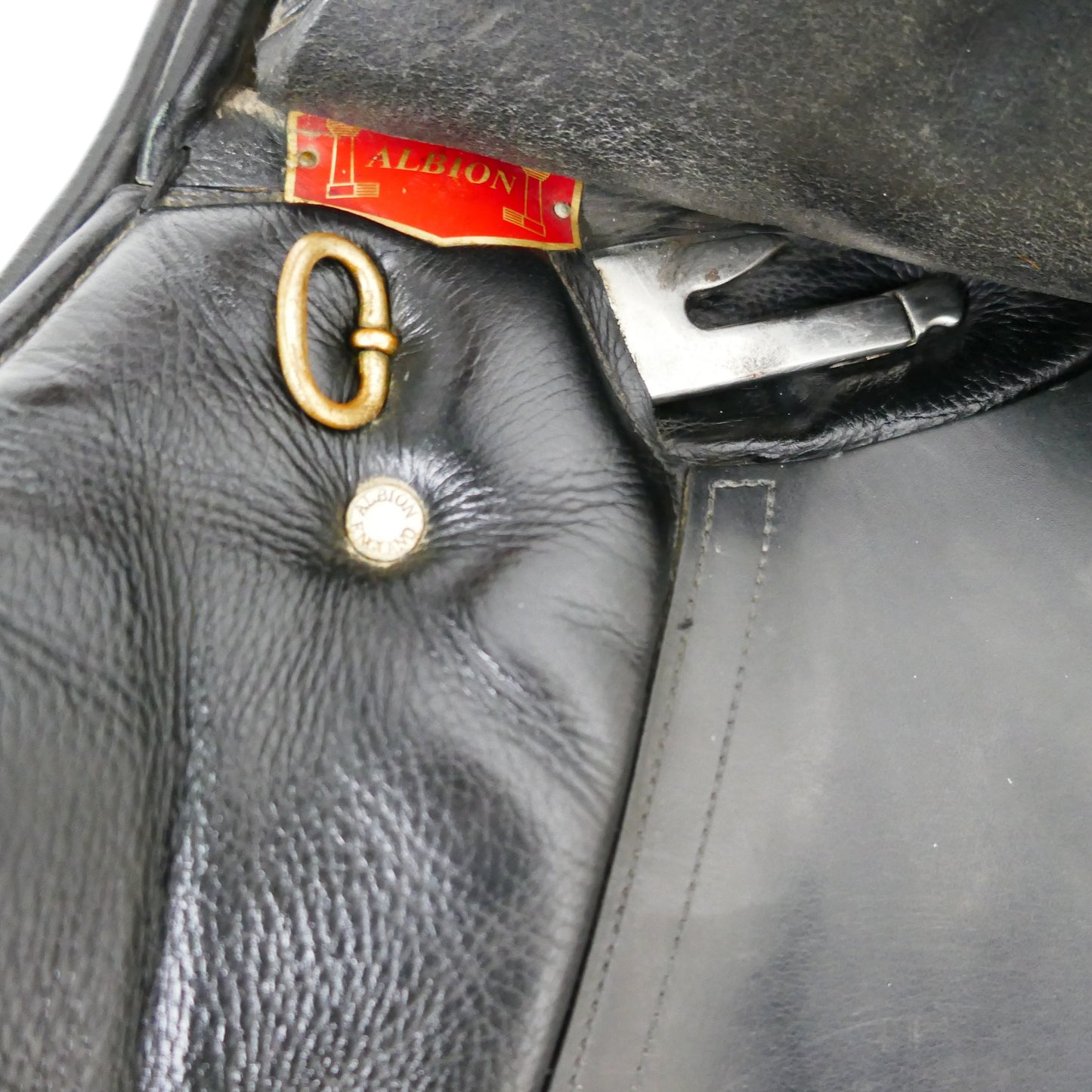 Albion MKI K2 Jumping Saddle - 17.5" Wide Black TF206