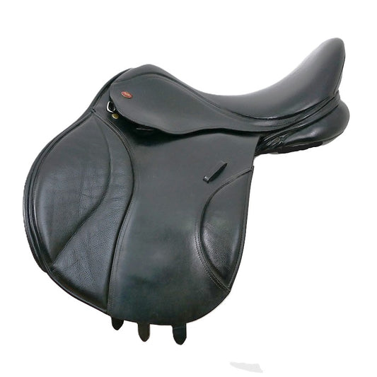 Kent & Masters S-Series Anatomic GP Saddle - 17.5" Adjustable Black TB303
