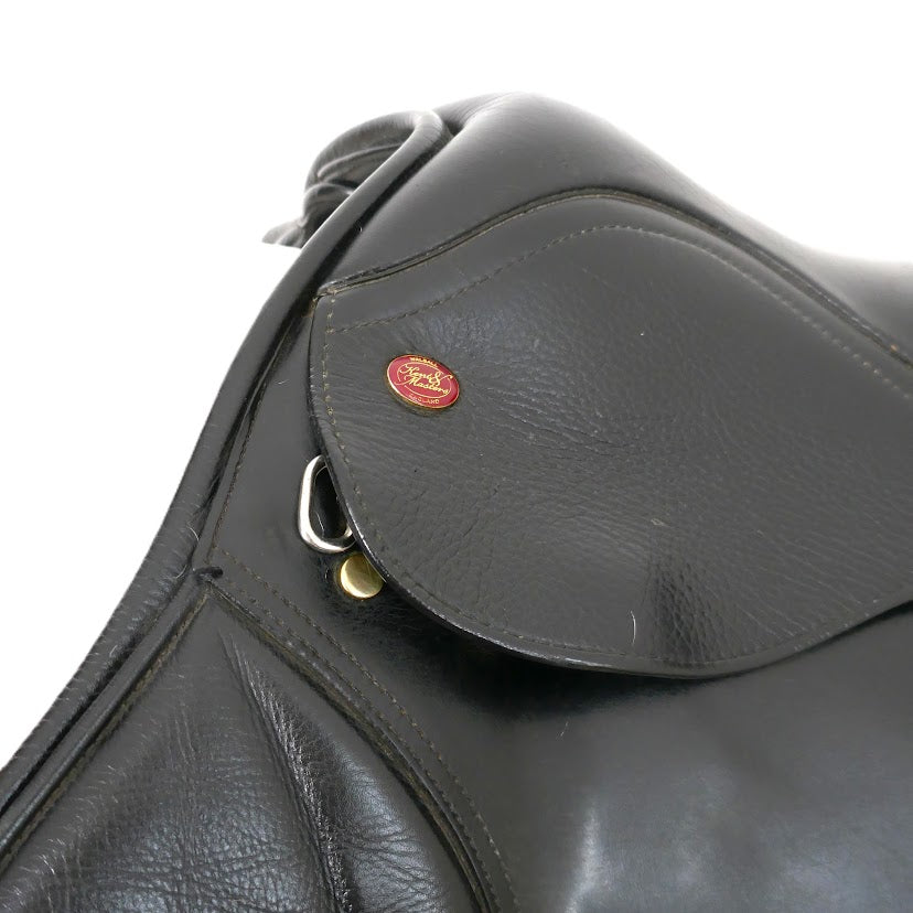 Kent & Masters S-Series Anatomic GP Saddle - 17.5" Adjustable Black TB303
