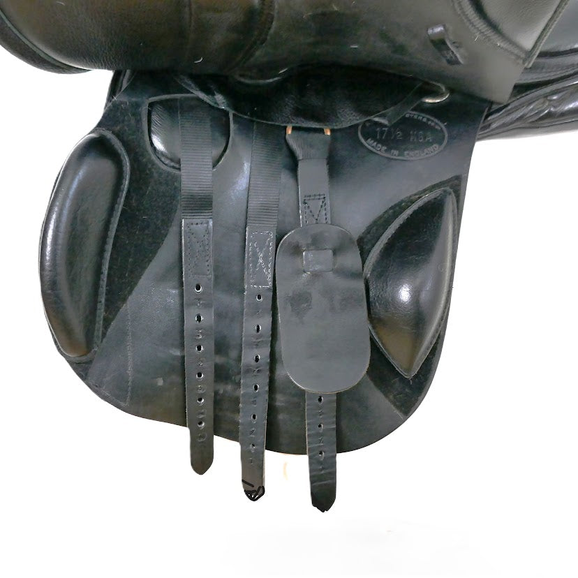 Kent & Masters S-Series Anatomic GP Saddle - 17.5" Adjustable Black TB303