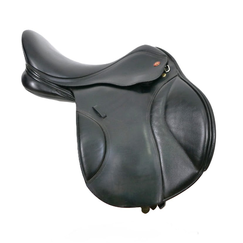 Kent & Masters S-Series Anatomic GP Saddle - 17.5" Adjustable Black TB303