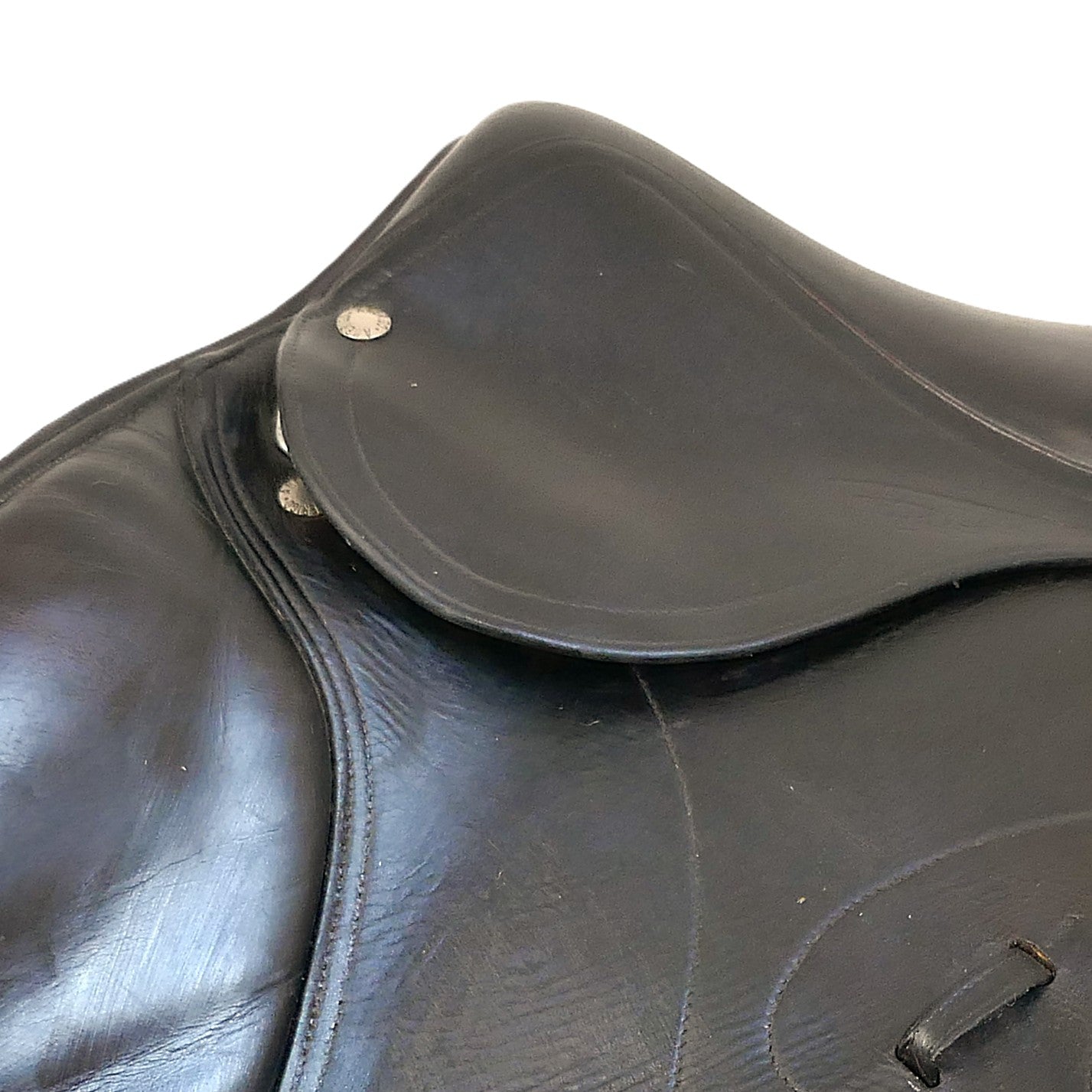 Amerigo Versuvio Jumping Saddle - 17.5" +2 (Medium-Wide) Brown TF208