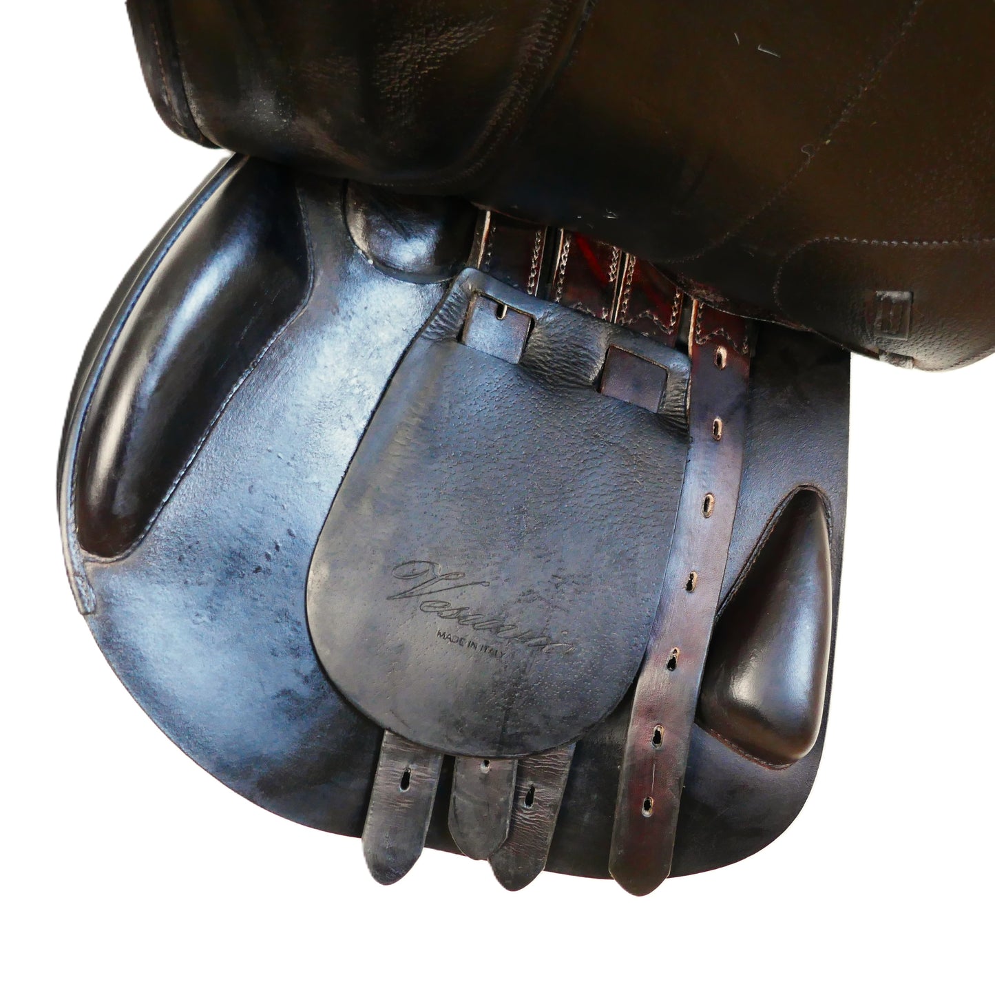 Amerigo Versuvio Jumping Saddle - 17.5" +2 (Medium-Wide) Brown TF208