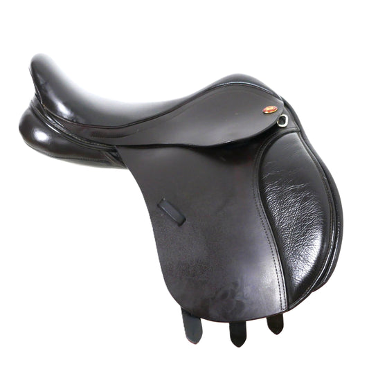 Kent & Masters Pony Club GP Saddle - 15" Adjustable Brown TA134
