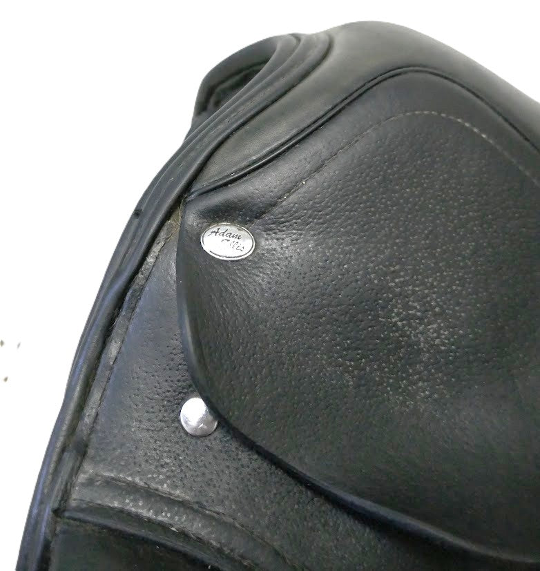 Adam Ellis Avanti Dressage Saddle - 16.5" Wide Black TD165